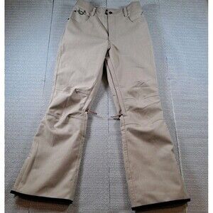 Saga Outerwear Ski Snowboarding Vented Pants Mens S Adjustable Waist Tan